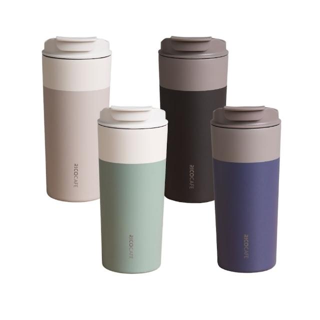 【RICO 瑞可】RICOCAFE 陶瓷塗層保溫杯 GSC日日杯 600ml(獨家「防誤開制鎖」設計)