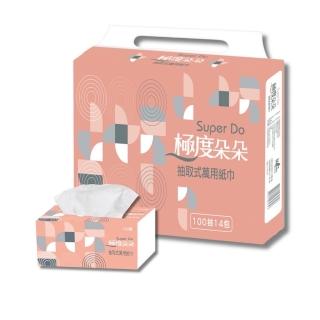 【Super Do極度朵朵】抽取式萬用紙巾100抽84包/箱