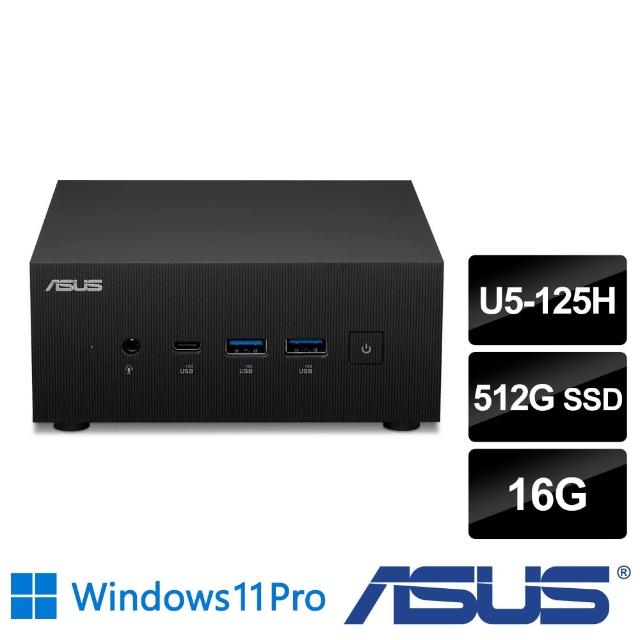 【ASUS 華碩】Ultra 5十四核AI迷你商用電腦(PN65/Ultra 5-125H/16G/512G SSD/W11P)