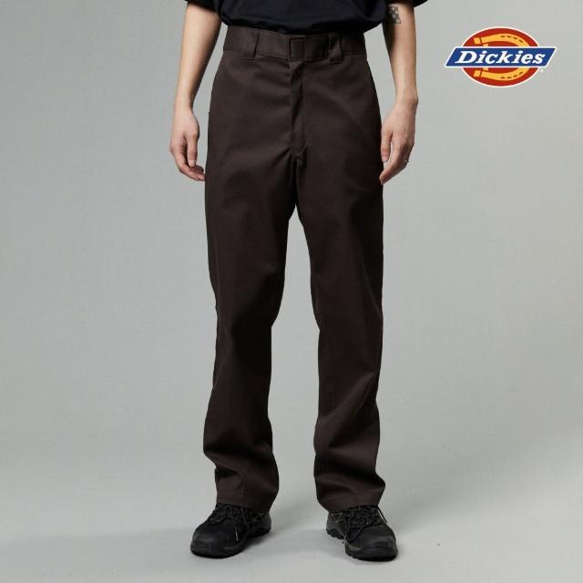 【Dickies】男款深棕色經典874彈性抗皺材質工裝長褲｜DK012942DBX