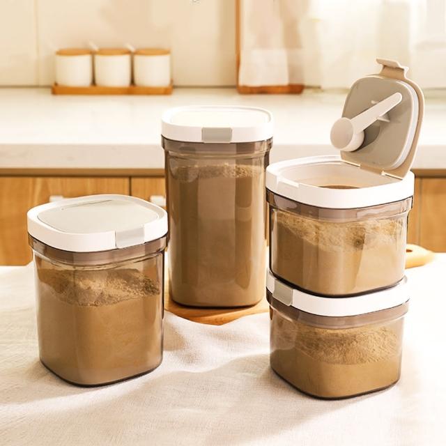 【JOEKI】奶粉分裝盒-CC0540-800ml(送磁吸湯匙 防潮防蟲 密封罐 密封盒 零食罐 奶粉罐 奶粉密封罐 儲物罐)