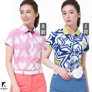 【KING GOLF】獨家特談！女款透氣機能吸濕排汗POLO衫/背心/連身洋裝/高爾夫球衫(多款任選)