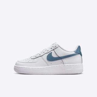 【NIKE 耐吉】Air Force 1 GS 大童 運動休閒鞋 經典 AF1 舒適 穿搭 白藍(FV5948-121)
