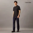 【CALVIN KLEIN】官方旗艦館 CK Smooth Cotton UV Protect Half Zip Polo衫_黑色