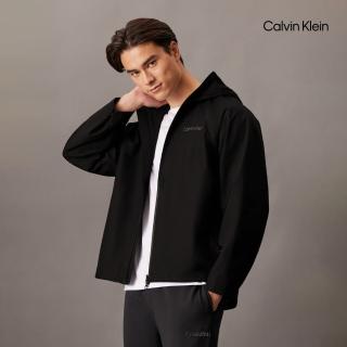 【Calvin Klein】官方旗艦館 CK 基本款防風外套 黑色