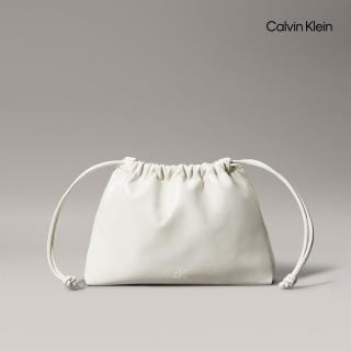 【Calvin Klein】官方旗艦館 CK 抽繩包 裸色