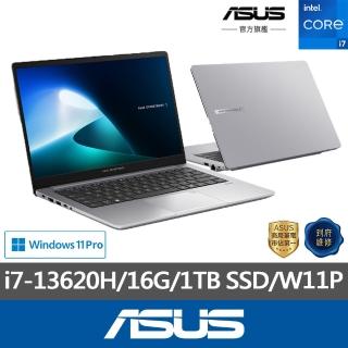 【ASUS 華碩】256G固態硬碟組★14吋i7商用筆電(P1403CVA/i7-13620H/16G/1TB SSD/W11P)