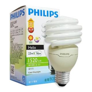 【Philips 飛利浦】12入 23W E27 110V 螺旋 省電燈泡 麗晶燈泡