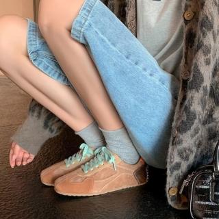 【WYPEX】現貨+預購 時髦拼色真皮德訓鞋女鞋 真皮休閒鞋 阿甘鞋 運動鞋