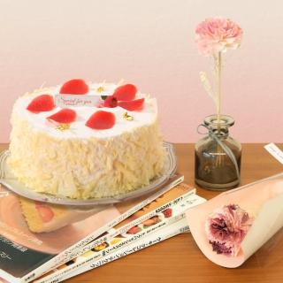 【亞尼克果子工房】母親節新品 玫瑰馨樂園 6吋蛋糕1入(母親節蛋糕)