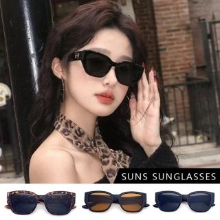 【SUNS】抗UV太陽眼鏡 復古港風韓版貓眼墨鏡 經典潮流墨鏡 高質感墨鏡 S535(採用PC防爆鏡片/抗UV400)