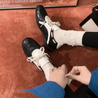 【WYPEX】復古時髦真皮德訓鞋女鞋 運動鞋 休閒鞋