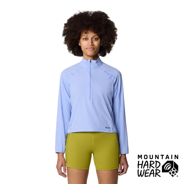 【Mountain Hardwear】Sunshield Half Zip W 防曬輕量長袖半拉上衣 女款 幻象紫 #2110521