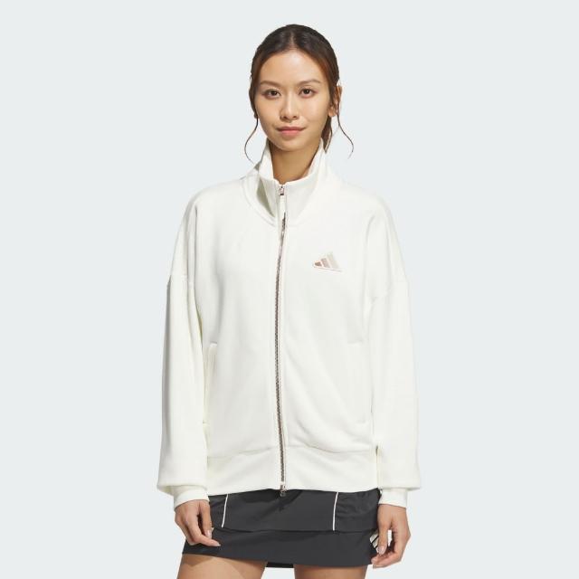 【adidas 愛迪達】LOGO 運動外套 女 JL6277