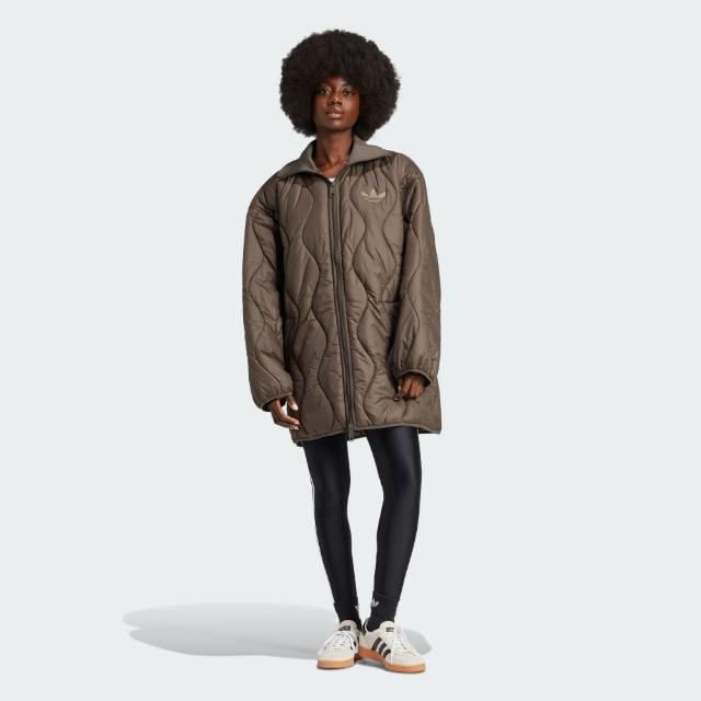 【adidas 愛迪達】絎縫外套 女 - Originals IW5863