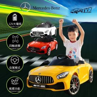 【奔雷國際】Benz賓士 12V 雙驅 兒童電動車 兒童超跑(FT998 小朋友生日禮物 模型賽車玩具 玩具遙控車)