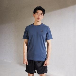 【adidas 愛迪達】AEROREADY 短袖上衣 T恤 男 GT5556