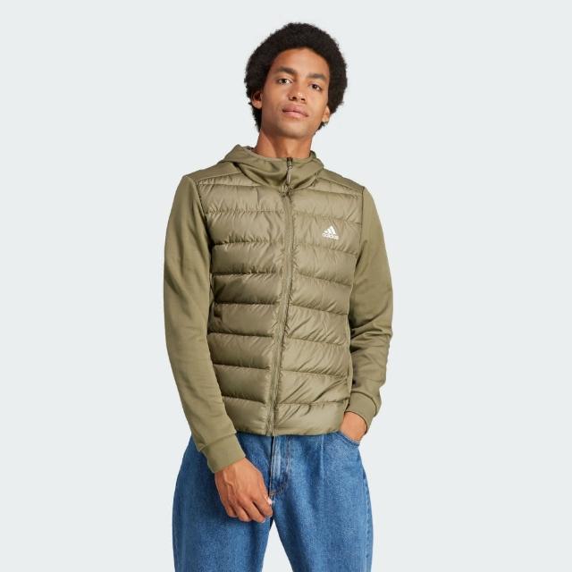 【adidas 愛迪達】ESSENTIALS 連帽外套 男 IK3227