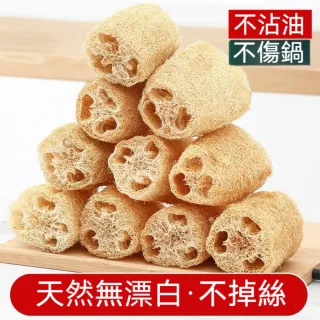 【茉家】天然附掛繩不沾油絲瓜清潔刷(小號1入)