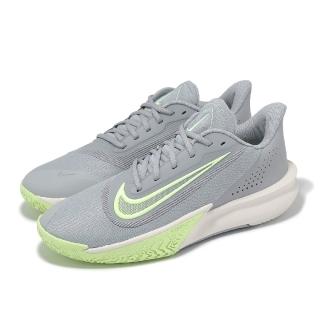 【NIKE 耐吉】籃球鞋 Precision 7 VII 男鞋 女鞋 灰 綠 回彈 運動鞋 低筒(HJ9153-002)