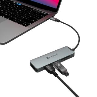 【ADAM 亞果元素】Hub A05 USB-C Gen2 五合一多功能高速集線器