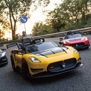 【奔雷國際】瑪莎拉蒂 兒童電動車 兒童超跑(跑車 賽車模型 賽車玩具 遙控汽車 模型車 玩具車 遙控車)