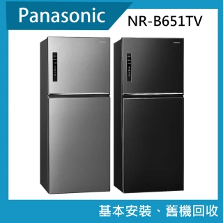 【Panasonic 國際牌】650L 一級能效無邊框鋼板系列雙門變頻式電冰箱(NR-B651TV)