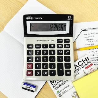 【LIBERTY】利百代LY-2403CA 12位元計算機(文具 計算機 質感文具 太陽能計算機 桌上型計算機)