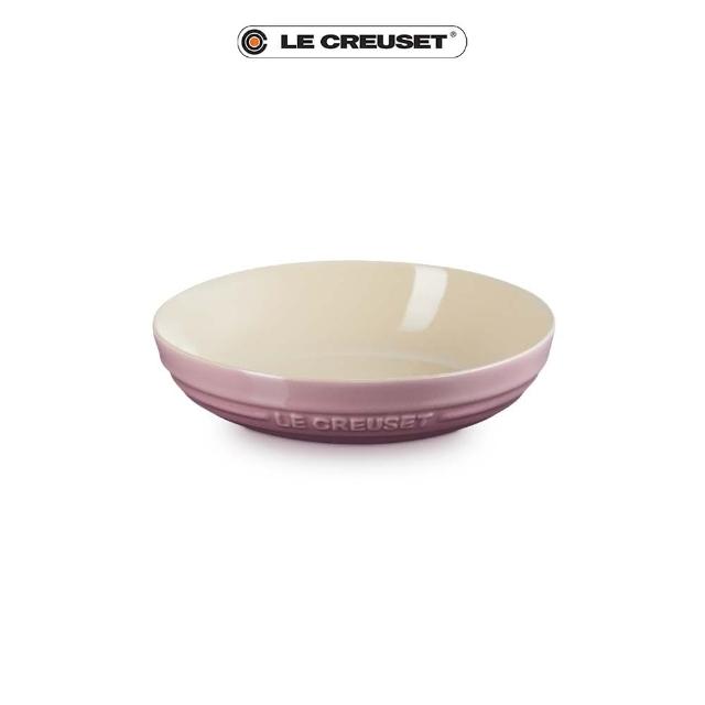 【Le Creuset】瓷器深圓盤 20cm(錦葵紫)
