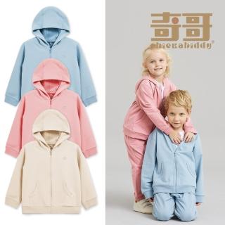 【奇哥官方旗艦】CHIC BASICS系列 男女童裝 休閒連帽外套 1-10歲(3色選擇)