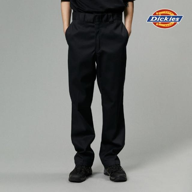 【Dickies】男款黑色經典874彈性抗皺材質工裝長褲｜DK012942BLK