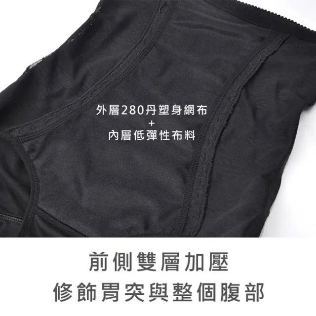 【玉如阿姨】FIT!曼妙曲線修飾褲※M014(腹部撫平。透氣。280丹。防捲。台灣製)