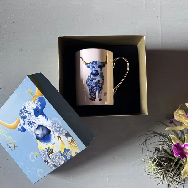 【TALES 神話言】十二生肖-藝術骨瓷馬克杯(文創/禮品/送禮/招財/聚寶盆/鎮宅)