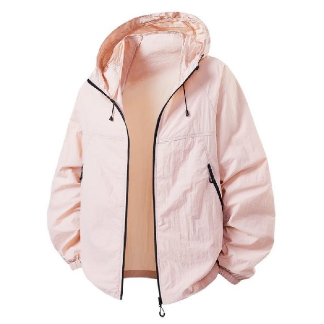 【米蘭精品】現貨+預購 防曬外套連帽防曬衣(UOF50+超薄透氣夾克男女外套9色74kw11)
