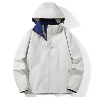【米蘭精品】現貨+預購 衝鋒衣風衣外套(戶外可拆連帽素面男女夾克8款74kw4)