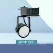 【E極亮】2入組 LED 15W 全電壓 柔光 黑殼 軌道燈 投射燈