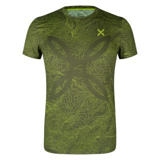 【MONTURA】男 Topographic 輕量彈性透氣排汗圓領短袖上衣(排汗衣/機能上衣/登山健行/休閒穿搭/戶外運動)