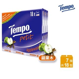 【TEMPO】4層加厚紙手帕 迷你袖珍包(蘋果木/18包組)