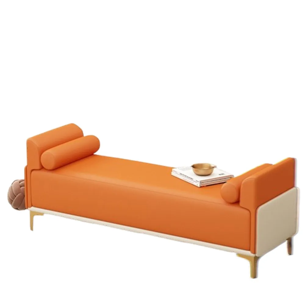 【w燕妮工藝】180*40*40cm(換鞋凳 沙發凳 長條凳 床尾凳 輕奢床尾凳 扶手凳 休息凳 預購15天)