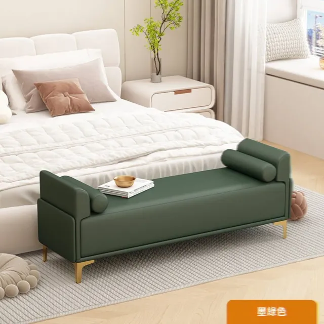 【w燕妮工藝】180*40*40cm(換鞋凳 沙發凳 長條凳 床尾凳 輕奢床尾凳 扶手凳 休息凳 預購15天)