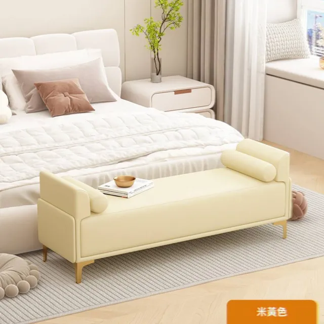 【w燕妮工藝】180*40*40cm(換鞋凳 沙發凳 長條凳 床尾凳 輕奢床尾凳 扶手凳 休息凳 預購15天)
