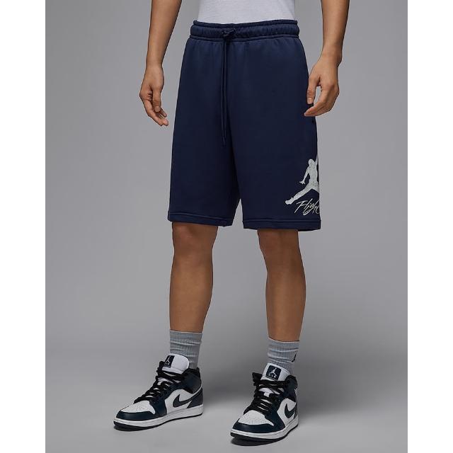 【NIKE 耐吉】短褲  運動 休閒 喬丹 寬鬆 男 AS M J ESS FLC HBR 9” SHORT LB 藍色(FV7310410)