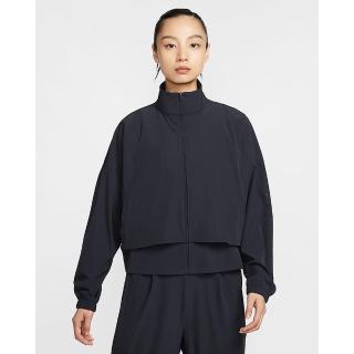 【NIKE 耐吉】休閒外套 運動 休閒 夾克 Dri-FIT 女 AS W NK 24.7 DF FZ JKT WVN 黑色(HJ0964010)