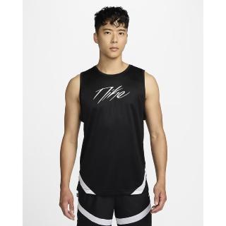 【NIKE 耐吉】短袖上衣 藍球背心 運動 休閒 Dri-FIT 男 AS M NK DF ICON JSY STRTFV 黑色(FZ0253010)