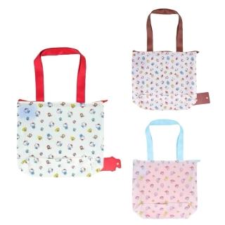 【小禮堂】Sanrio 三麗鷗 大容量三層保冷環保購物袋 滿版款 Kitty 美樂蒂 大集合(平輸品)