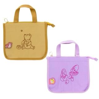 【小禮堂】Disney 迪士尼 保冷手提午餐袋 坐姿款 維尼 愛麗絲(平輸品)