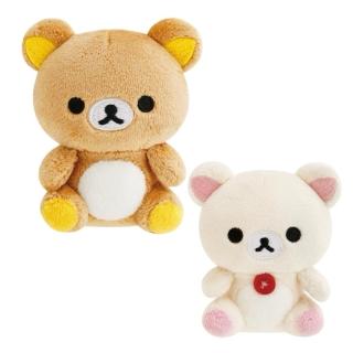 【小禮堂】San-X 拉拉熊 絨毛玩偶娃娃 坐姿款(平輸品)