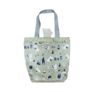 【小禮堂】Moomin 嚕嚕米 雙層保冷環保購物袋(平輸品)