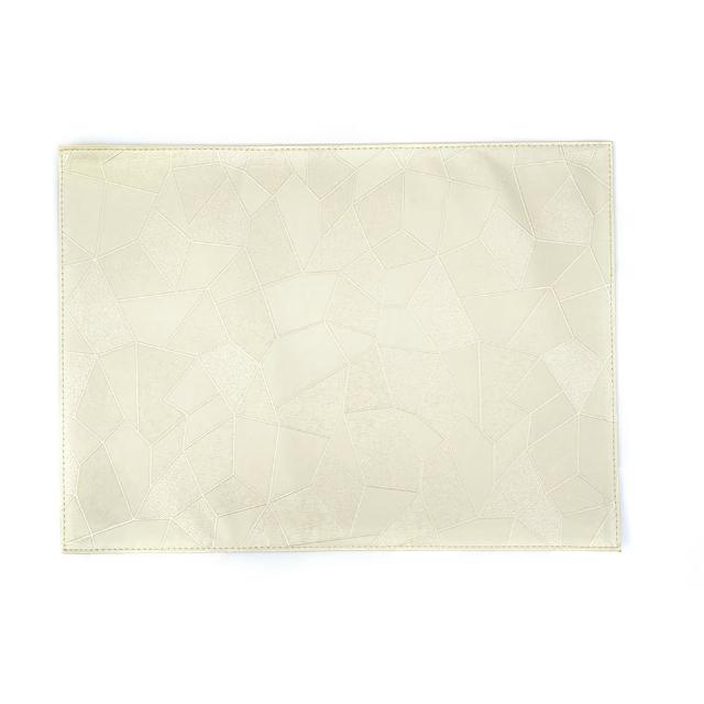 【Finara 費納拉】伏線鼎居優雅白色-防水皮革餐墊