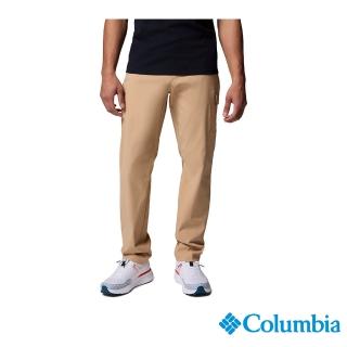 【Columbia 哥倫比亞】男款-涼感防潑長褲-卡其(UAE46560KI/JS)